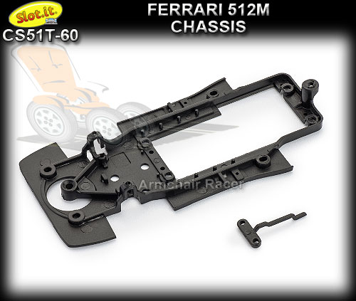 SLOT.IT BODY PARTS CS51T-60 - Ferrari 512M chassis