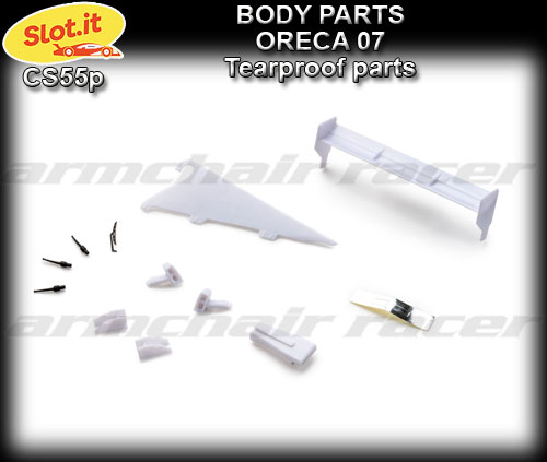 SLOT.IT BODY PARTS CS55P - Oreca 07 Tearproof parts