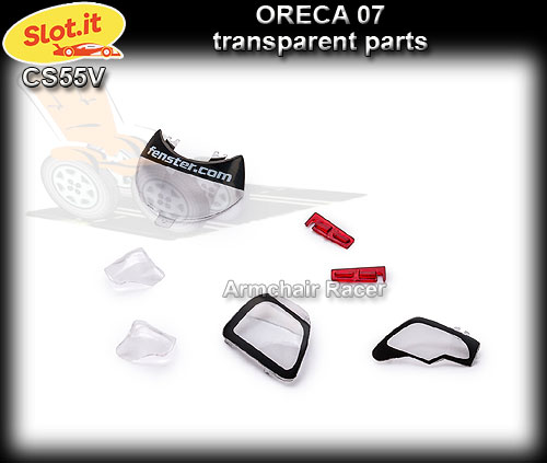 SLOT.IT BODY PARTS CS55V - Oreca 07 transparent parts