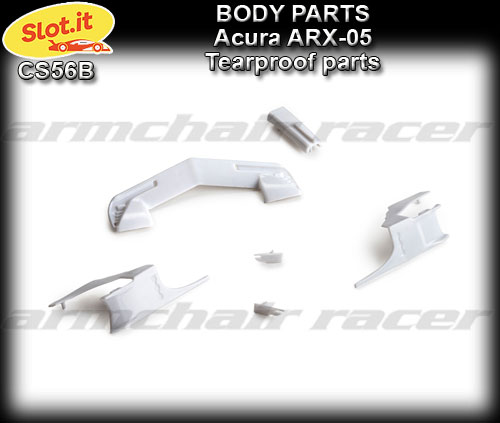 SLOT.IT BODY PARTS CS56P - Acura ARX-05 Tearproof parts