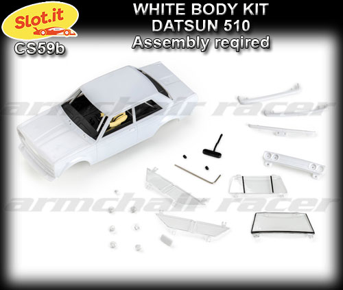 SLOT.IT BODY KIT CS59B - Unpainted Body Kit - Datsun 510