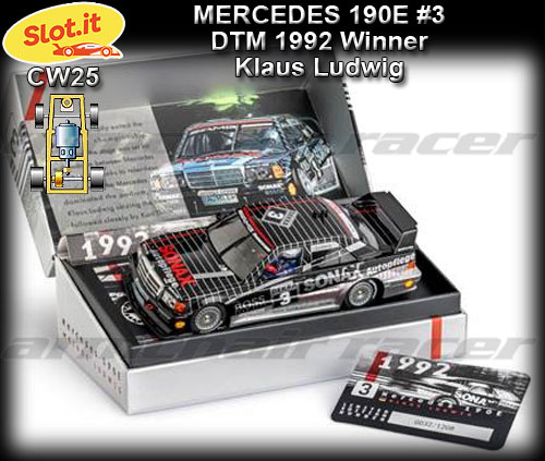 SLOT.IT CW25 - Mercedes 190E - DTM 1992 winner - Sonax #3