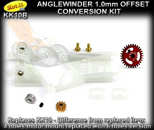 SLOT.IT CONVERSION KIT KK10B - Anglewinder 1.0mm Offset