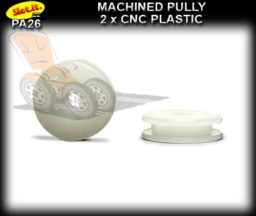 SLOT.IT AXLE PULLY PA26 - Plastic CNC Machined pulley