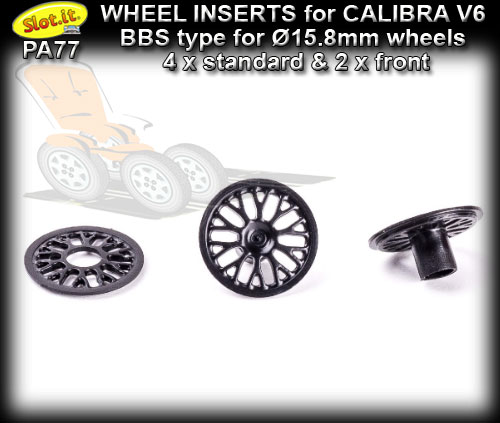 SLOT.IT WHEEL INSERT PA77 - Opel Calibra V6 BBS type for 15.8mm
