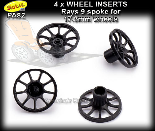 SLOT.IT WHEEL INSERT PA82 - RAYS 9 spoke type for 17.3mm