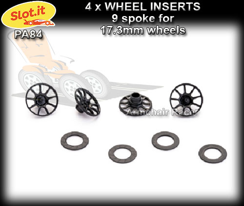 SLOT.IT WHEEL INSERT PA84 - 9 spoke for 17.3mm