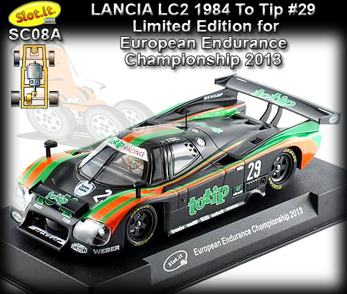 SLOT.IT SC08A - Lancia LC2 1984 To Tip #29 - Europe Enduro 2013