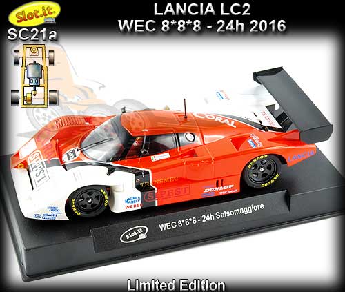 SLOT.IT SC21A - Lancia LC2 WEC 8*8*8 - 24 hr Salsomaggiore