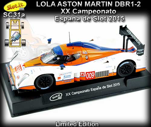 SLOT.IT SC31A - Lola Aston Martin DBR1-2 Spain Championship 2015