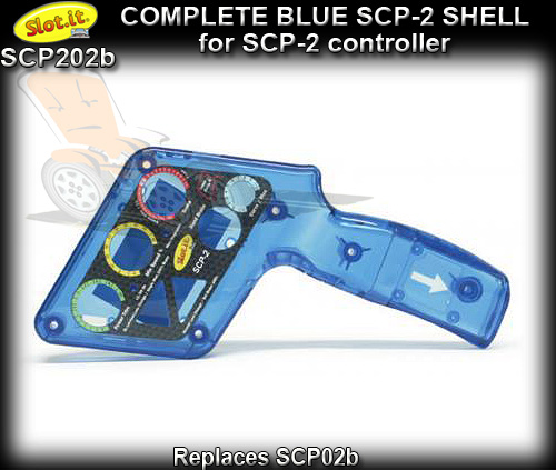 SLOT.IT HAND CONTROLLER PART SCP202B - BLUE Shell for SCP-2