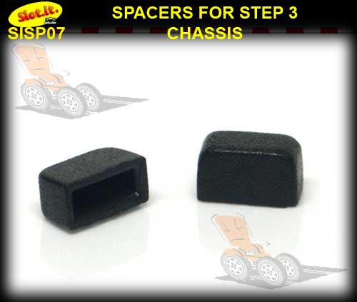 SLOT.IT SPACERS SP07 - Spacer for Step 3 Chassis