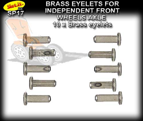 SLOT.IT EYELETS SP17 - 1.6 x 5mm Brass Terminals (10 per Pack)