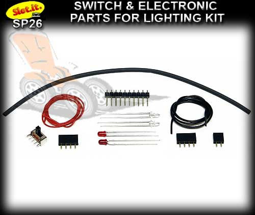 SLOT.IT LIGHTING SWITCH KIT SP26 - Switch and mixed electronic