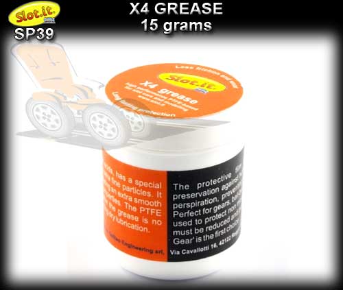 SLOT.IT GREASE SP39 - X4 Grease 15 grams for Gears and Bushings