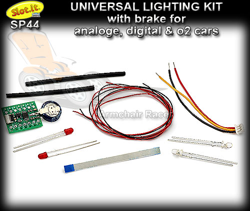 SLOT.IT LIGHTING KIT SP44 - kit for analogue, digital & O2