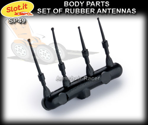 SLOT.IT BODY PART SP49 - set of rubber antennas (2+2)