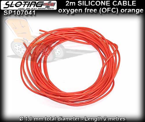 SLOTING PLUS CABLE SP107041 - 2m Silicone cable - 1.0mm diameter