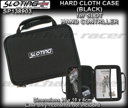 SLOTING PLUS SP138903 - Hard cloth controller case - Black