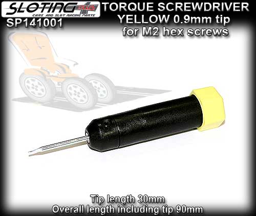 SLOTING PLUS SP141001 - M2 0.9mm Hex Torque Screwdriver