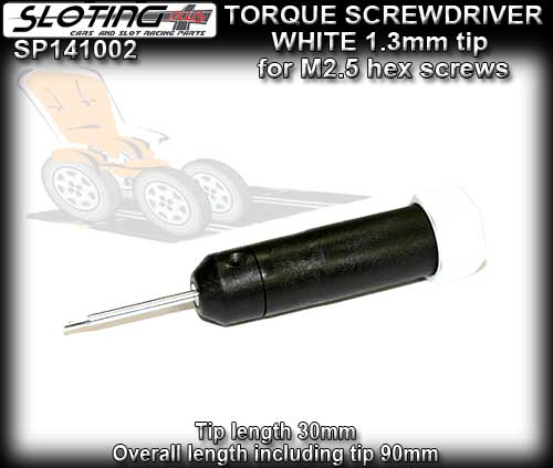 SLOTING PLUS SP141002 - M2.5 1.3mm Hex Torque Screwdriver