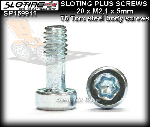 SLOTING PLUS SCREWS SP159911 - 20 x 5mm steel screws for bodies