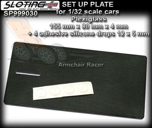 SLOTING PLUS SET UP PLATE 999030 - Plastic 4mm thickness