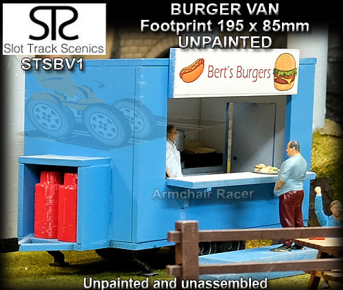 STS SCENERY - Burger Van (unpainted and unassembled)