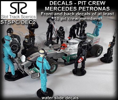 STS FIGURE DECALS PC/DEC2 - Pit Crew Mercedes Petronas