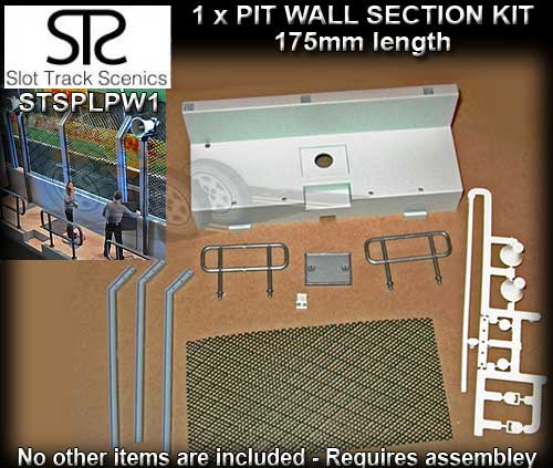 STS PIT LANE PL/PW1 - Pit Wall section x 1
