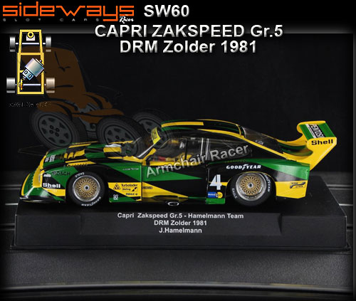 SIDEWAYS SW60 - Zakspeed Ford Capri Gr5 1981 - Hamelmann Team #4