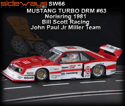 SIDEWAYS SW66 - Ford Mustang Turbo - DRM Norisring 1981 #63