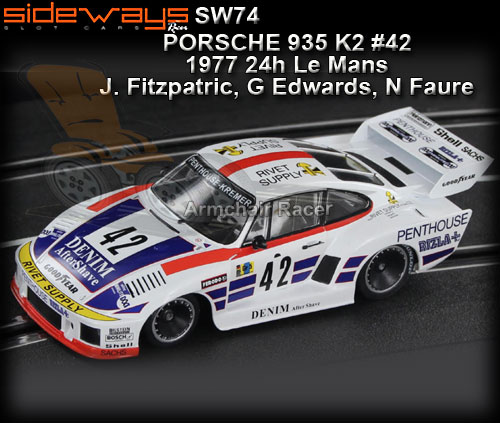 SIDEWAYS SW74 - Porsche 935 K2 - 24hr Le Mans 1977 #42