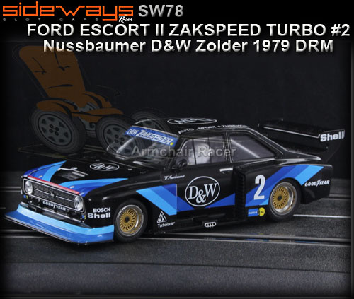 SIDEWAYS SW78 - Ford Escort MKII Turbo Zakspeed - Zolder 1979 #2