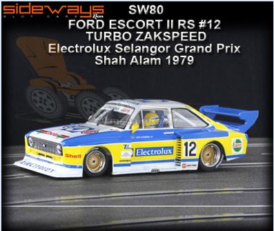 SIDEWAYS SW80 - Ford Escort MKII Turbo Zakspeed - Shah Alam 1979