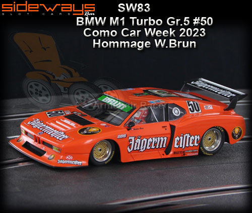 SIDEWAYS SW83 - BMW M1 Turbo Group 5 - Como Car Week 2023 #50