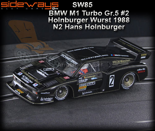 SIDEWAYS SW85 - BMW M1 Turbo Group 5 -Tourenwagen Trophy 1988 #2