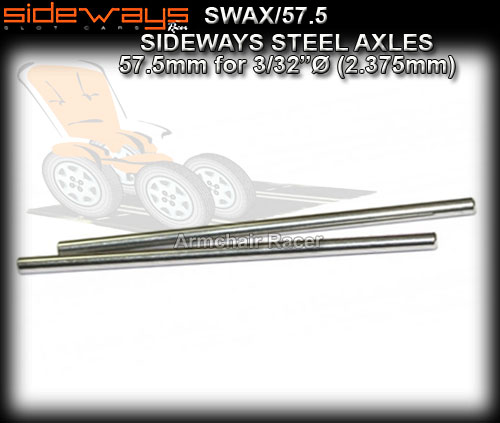 SIDEWAYS AXLE SWAX/57.5 - Axle 55.5mm 3/32'' 2.375mm