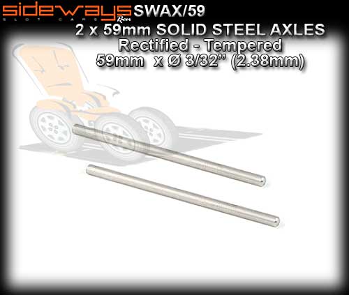 SIDEWAYS AXLE SWAX/59 - Axle 59mm 3/32'' 2.375mm