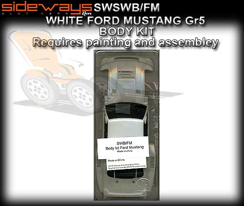 SIDEWAYS BODY KIT SWB/FM - Ford Mustang white body