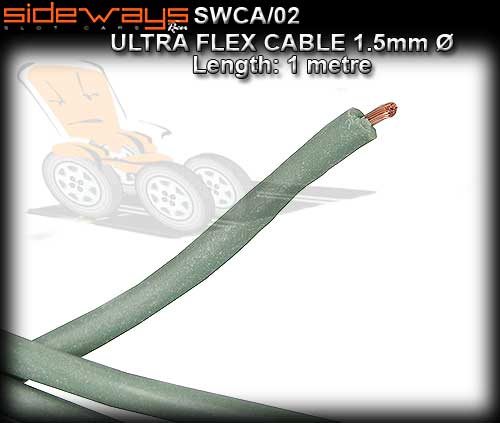 SIDEWAYS CABLE SWCA/02 - 1m Silicone cable Ultra flex - 1.5mm