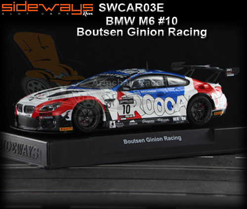 SIDEWAYS SWCAR03E - BMW M6 GT3 - Boutsen Ginion Racing #10