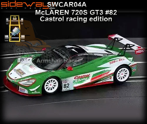 SIDEWAYS SWCAR04A - McLaren 720S GT3 - Castrol Racing #82