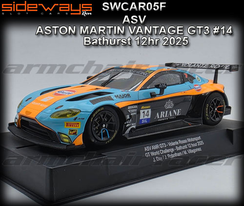 SIDEWAYS SWCAR05F - ASV (Aston Martin) GT3 Bathurst 12hr 2025