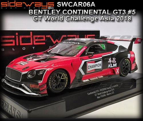 SIDEWAYS SWCAR06A - Bentley GT3 GT World Challenge Asia 2018 #5
