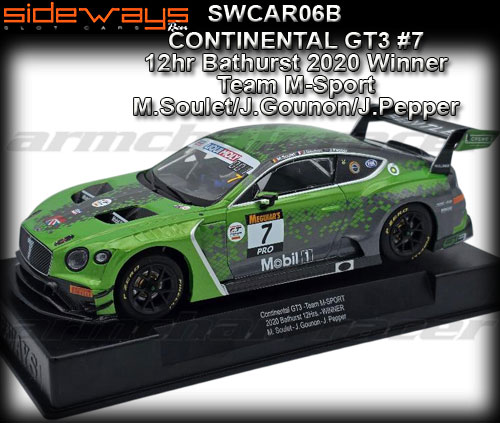 SIDEWAYS SWCAR06B - Bentley GT3 Bathurst 12hrs 2020 winner #7