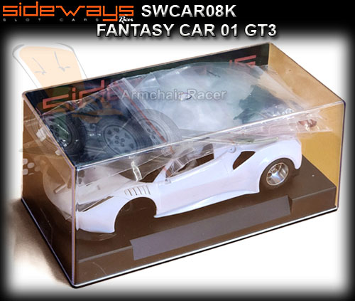 SIDEWAYS SWCAR08K - Fantasy Car 01 GT3 - white kit