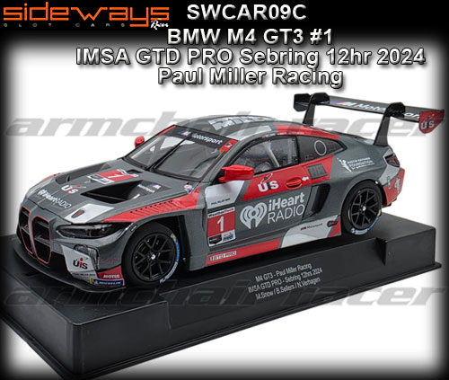 SIDEWAYS SWCAR09C - BMW M4 GT3 - Paul Miller Racing 2024 #1