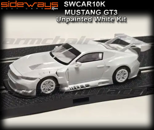 SIDEWAYS SWCAR10K - Mustang GT3 - unpainted white kit
