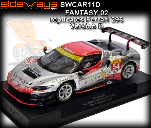 SIDEWAYS SWCAR11D - Ferrari 296 - winner 6hr of Fuji 2024 #54